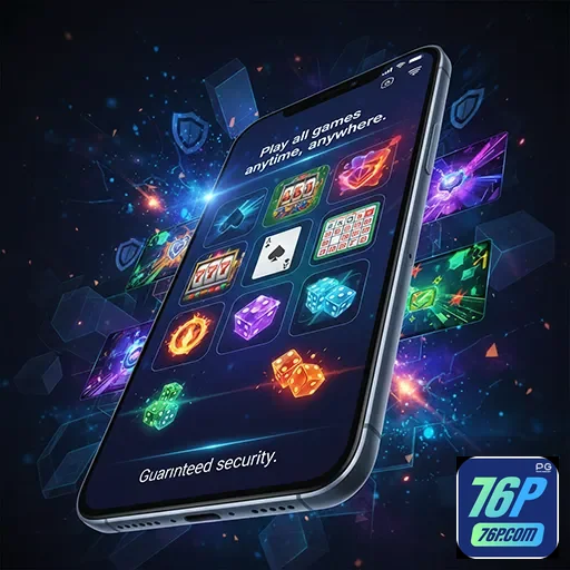 Mobile casino gaming experience on a smartphone - 76p